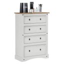 Ver imagem 2 de Cômoda para Quarto 4 Gavetas Madeira Maciça