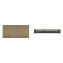 Ver imagem 4 de Rack com Painel para TV até 75 Polegadas 200CMX161CM Universal Mercury Cinza