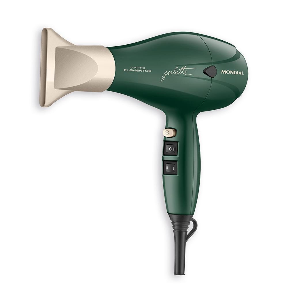 Secador Profissional Mondial Juliette 127v Verde Oliva