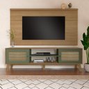 Ver imagem 1 de Rack com Painel para TV até 60 Polegadas MDF 180CMX153CM Universal Memphis Espresso Móveis Marrom