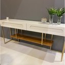 Ver imagem 4 de Aparador Rocco 2 Gavetas - 130cm - Verniz - Native