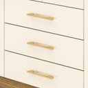 Ver imagem 5 de Guarda-roupa Espanha 4 Portas 3 Gavetas Nature/champanhe - Vila Rica