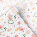 Ver imagem 4 de Papel de Parede Infantil - Passarinho Romântico Arte Destaque 2 Metros