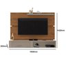 Painel para Tv até 75 Polegadas Home Suspenso Dom 1.8 - 2