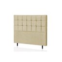 Ver imagem 1 de Cabeceira Queen Livia 160 CM Suede Marfim - D A Decor