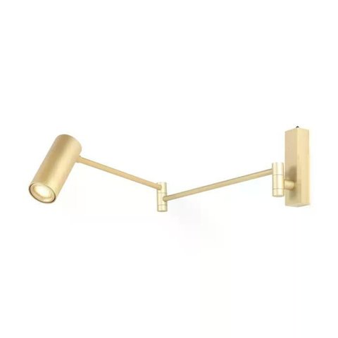 Arandela Spotline 1163/1 Zigo C/interruptor 11x62cm Alumínio Champagne 2xmr11