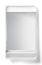 Ver imagem 2 de ARMARIO BASICO TOALETE PLASTICO BRANCO ABERTO 6100 PRIMAFER