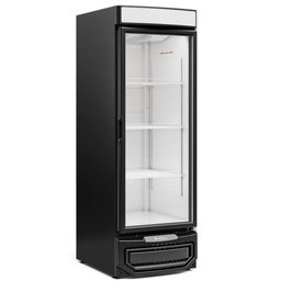 Expositor Vertical com Porta de Vidro Grd57 Gelopar Expositor 572 Litros Preto 110v - 2