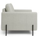 Ver imagem 5 de Kit 2 Poltronas Decorativa para Sala Living Pés Industrial Domani L06 Veludo Gelo - Lyam Decor