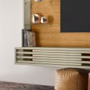 Ver imagem 3 de Bancada Suspensa Frizz Select Tvs até 50” Cumaru Opala 280140 Madetec