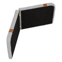 Ver imagem 3 de Cabeceira Painel Orgânico Cama Box Casal Padrão Flay 140cm Dobrável Linho Cinza Claro - Desk Design