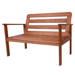 Conjunto para Jardim com 1 Sofá 2 Poltronas 1 Mesa de Centro Madeira Maciça Cairo sem Almofadinha - 7