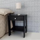 Ver imagem 2 de Mesa de Cabeceira Preta 50 X 40cm