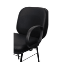 Ver imagem 4 de Cadeira Giga Obeso Fixa Corino Sintético Preto