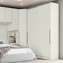 Ver mais imagens de Guarda-roupa Modulado 158,5cm 2 Portas de Correr Seletto Henn - Areia Hp