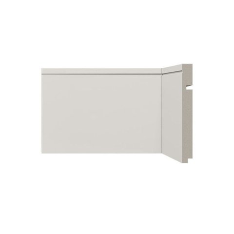 Rodapé Poliestireno Santa Luzia 518 Fendi Frisado 150mm Br 2,40m - Única 15 Cm