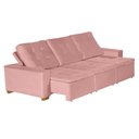 Ver mais imagens de Sofá Modular 6 Lugares Retrátil E Reclinável 3.05M Rose