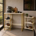Ver imagem 1 de Kit Bancada Gourmet + Estante 3 Prateleiras