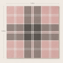 Ver imagem 3 de Toalha de Mesa Colibri 4 Lugares Algodão 1,40 x 1,40 m Rosa Santa Sofia