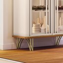 Ver imagem 3 de Cristaleira para Sala de Jantar Bar Adega Led 02 Portas Síria B01 Cinamomo Off White - Lyam