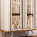 Ver imagem 7 de Cristaleira para Sala de Jantar Bar Adega Led 02 Portas Síria B01 Cinamomo Off White - Lyam