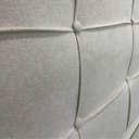 Ver imagem 5 de Cabeceira Estofada Luxo King Design Moderno e Sofisticado:Branco