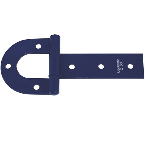 Dobradiça Porteira 270mm Nº 3 Aço Carbono Pintado São Romão