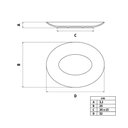 Ver mais imagens de Travessa Oval Tramontina Maria Augusta em Porcelana 32x25 Cm