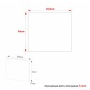 Ver imagem 3 de Espelheira para Banheiro 59,6cm Multimóveis CR10113 Cinza