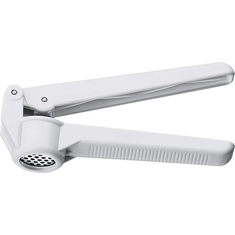 Espremedor de Alho Descomplica 16x6x3,6cm Branco - Brinox