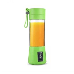 Mini Liquidificador Mixer Juice Usb Verde - 4