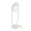 Ver imagem 3 de Kit 2 Abajur Luminaria de Mesa de Luxo Aro Orby Branco