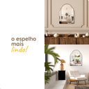 Ver imagem 6 de Espelho do Pinterest Grande Orgânico 44x64cm - Mod. Marrocos Caramelo