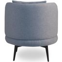 Ver imagem 6 de Poltrona Giratória Orgânica Sala de Estar Living Dora T03 Linho Cinza - Lyam Decor