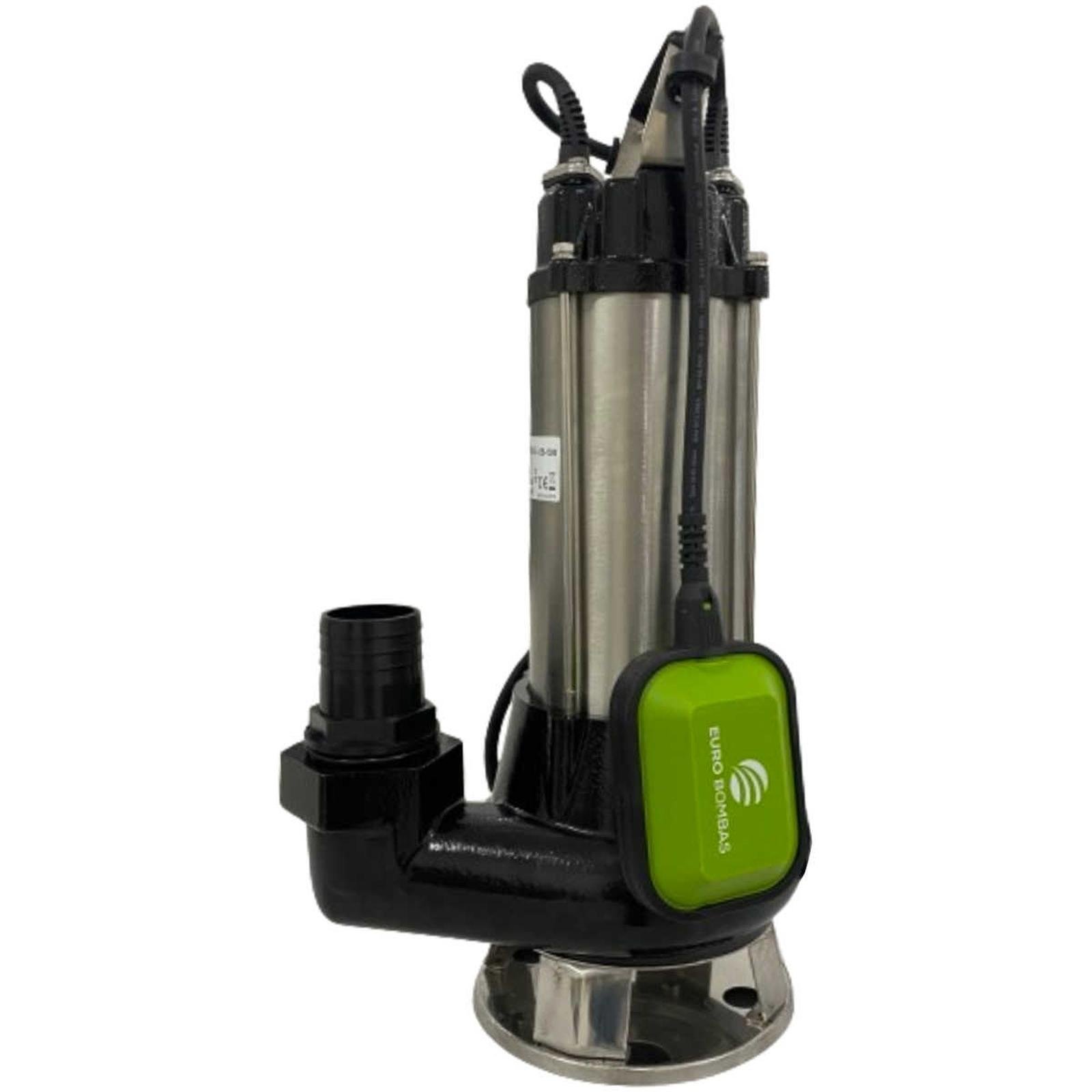 Bomba Submersivel para Esgoto Eurobombas Eb-1300 Monofasica 220v - 1