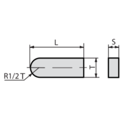 Pastilha de Solda Est Metal Duro - Tipo Sms M25a - Classe K10 - 3