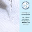 Ver imagem 3 de Capa Protetora de Colchão Casal Impermeável 100 Silencioso de Malha Premium 138x188x36 cm BF Colchõe
