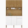 Kit Armario Cozinha 6 Portas 2491 Freijo Supremo Ripado KTP - 1