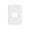 Placa 4x2 para 1 Módulo com Suporte Pluzi Pluzie:branco - 1