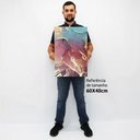 Ver imagem 2 de Quadro Decorativo em Canvas Abstrato Mármore Rosa e Azul Perolado TaColado Borda Infinita 60 x 40cm
