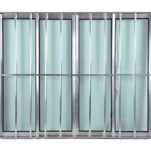 Vitro de Alumínio 4 Folhas 1,20 X 1,50 com Grade Cor Brilhante Linha All Soft