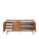 Ver imagem 2 de Buffet Elon 160 Cm - Natural C/ Off White