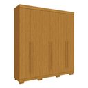 Ver imagem 2 de Guarda-Roupa Casal 6 Portas 199cm Willow Espresso Móveis Branco/Cinamomo