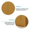 Ver mais imagens de Guarda-Roupa Casal 6 Portas 199cm Willow Espresso Móveis Branco/Cinamomo