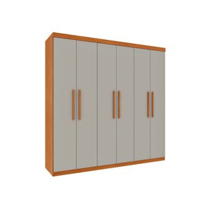 Guarda Roupa Lagos 6 Portas e 4 Gavetas Tcil Cinamomo Off