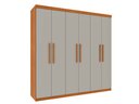 Ver imagem 1 de Guarda Roupa Lagos 6 Portas e 4 Gavetas Tcil Cinamomo Off
