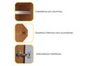 Ver imagem 7 de Guarda Roupa Lagos 6 Portas e 4 Gavetas Tcil Cinamomo Off
