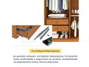 Ver imagem 6 de Guarda Roupa Lagos 6 Portas e 4 Gavetas Tcil Cinamomo Off