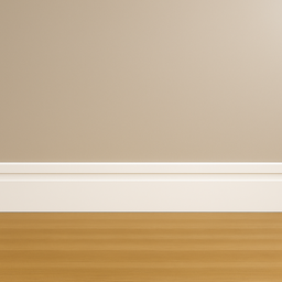 Rodapé Poliestireno 10cm Frisado Branco 2m Rm Decor - 4