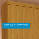 Ver imagem 5 de Guarda-roupa Casal 180cm 6 Portas Sakura Espresso Móveis